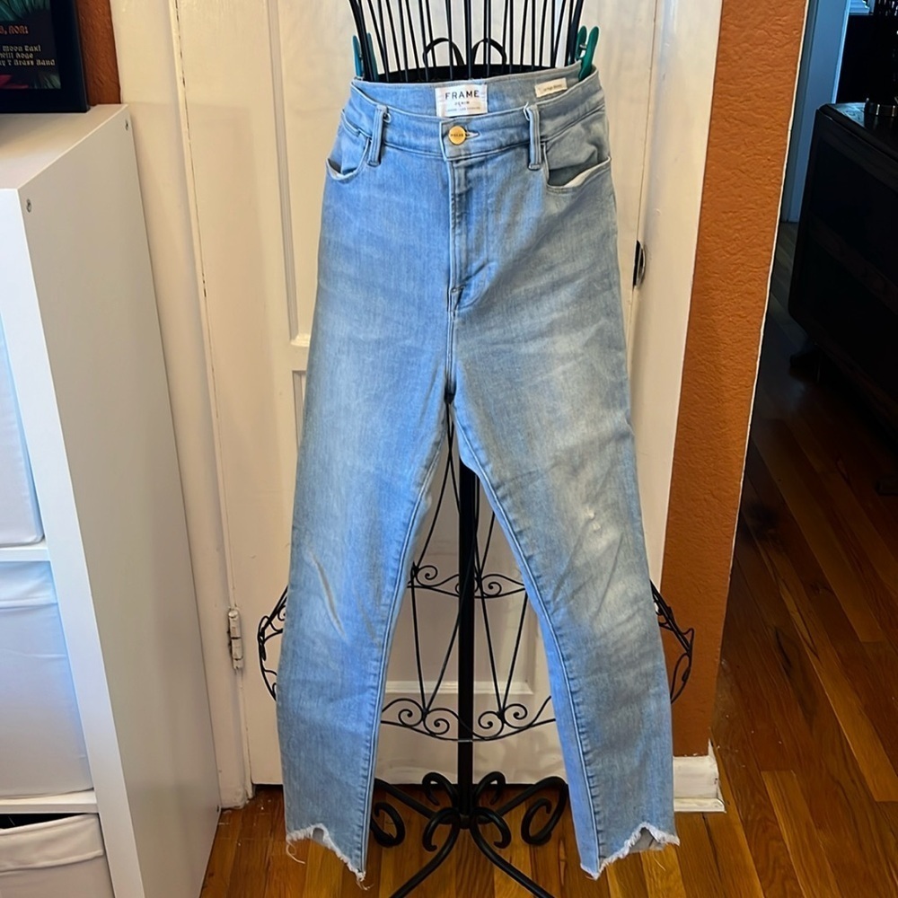 Frame Le High Skinny Jeans-Sz 31